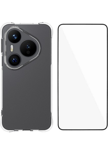 Huawei Pura 80 Pro 2.0mm Tpu Telefon Kılıfı ve Temperli Cam Filmi Için (Yurt Dışından)