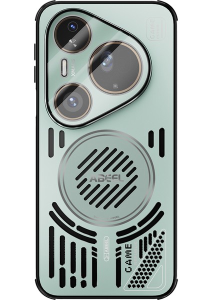 Huawei Pura 80 Ultra Manyetik Kılıf Alüminyum Alaşım + Pc + Tpu Içi Boş Isı Dağıtıcı Telefon Kılıfı (Yurt Dışından)