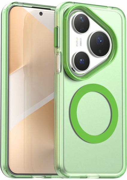 Huawei Pura 80 Pro Anti Drop Hibrit Telefon Arka Kapağı Magsafe ile Uyumlu (Yurt Dışından)