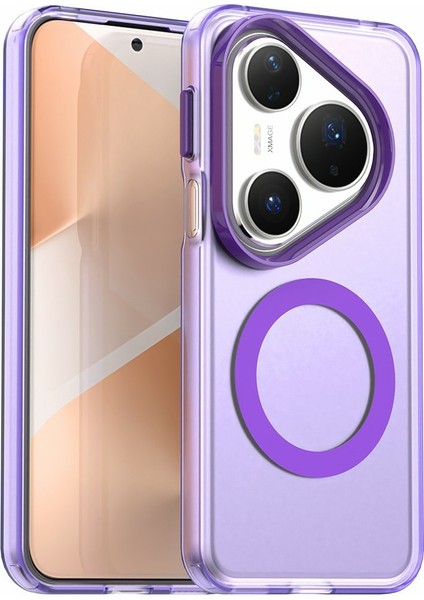 Huawei Pura 80 Pro Anti Drop Hibrit Telefon Arka Kapağı Magsafe ile Uyumlu (Yurt Dışından)