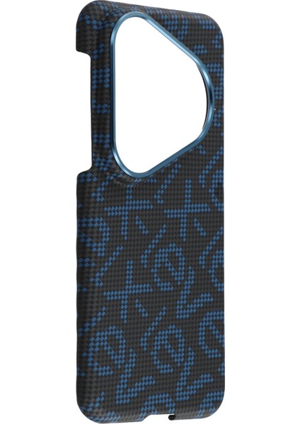 Huawei Pura 80 Pro Karbon Fiber Dokulu Pc + Metal Telefon Arka Kapağı Magsafe ile Uyumlu (Yurt Dışından) modelleri