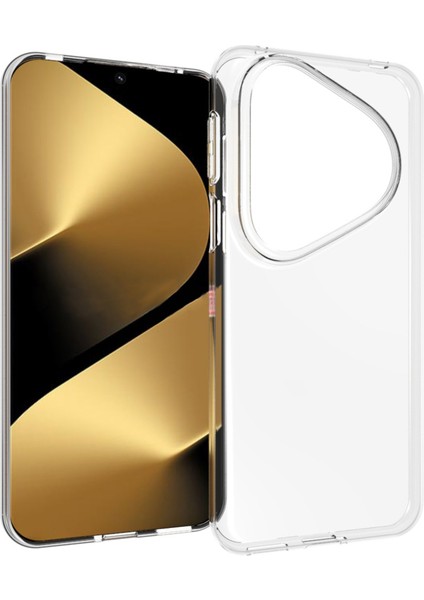 Huawei Pura 80 Ultra Filigran Korumalı Tpu Şeffaf Telefon Arka Kapağı (Yurt Dışından)