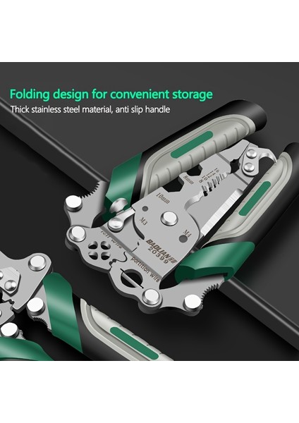 Çok Fonksiyonlu Katlanabilir Profesyonel Tel Sıyırıcı DG472348 17593017419520