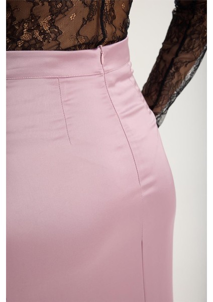 Uzun Saten Balık Model Etek indirimleri