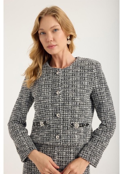 Buklet 4 Kapsül Düğmeli Ceket