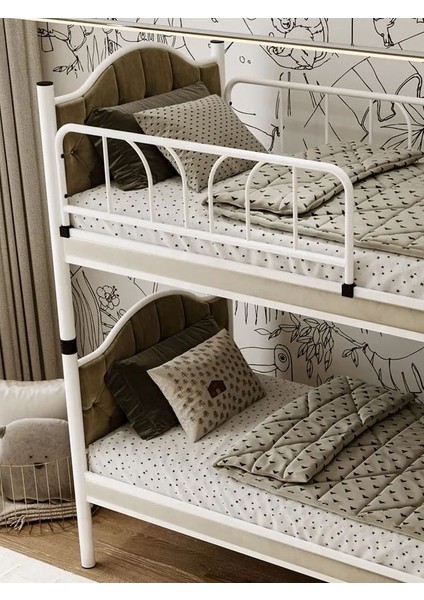 Argimo Melis Genç Çocuk Odası Metal Ranza ve Karyola