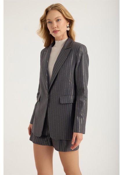 Payet Şeritli Tek Düğme Ceket fiyatları