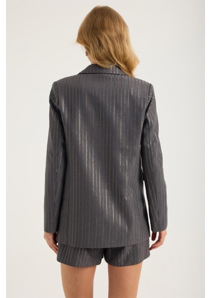 Payet Şeritli Tek Düğme Ceket indirimleri