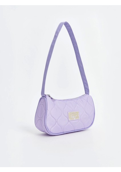 Lcw Accessorıes Lila Baskılı Kız Çocuk Baget Çanta