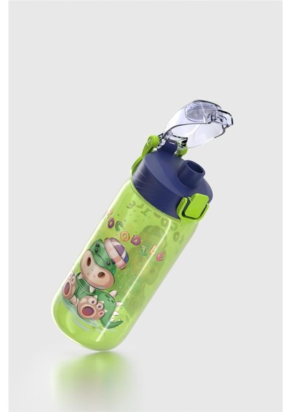 Wave Desenli 530 ml Çocuk Matara 912168 Yeşil modelleri