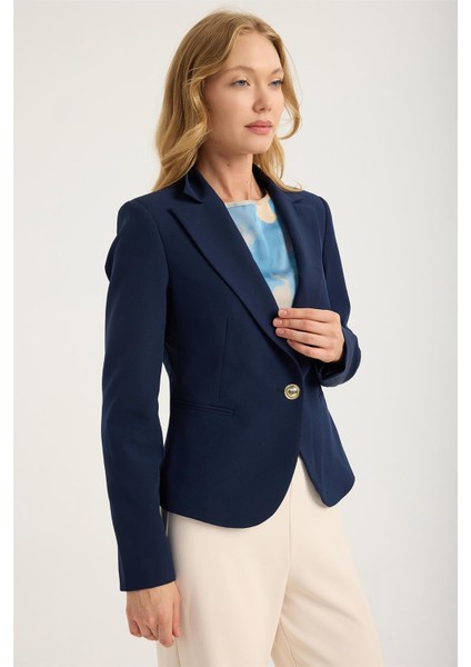 Tek Düğme 2 Cepli Ceket modelleri