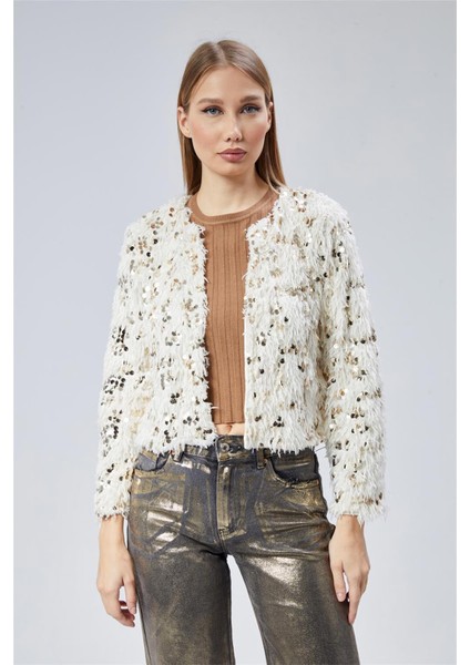 Sakallı Pul Payetli Ceket