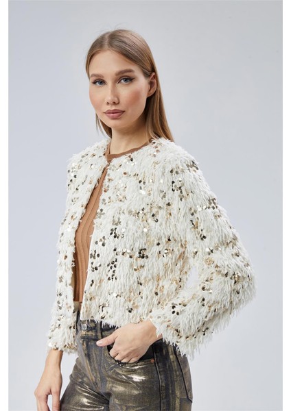 Sakallı Pul Payetli Ceket modelleri