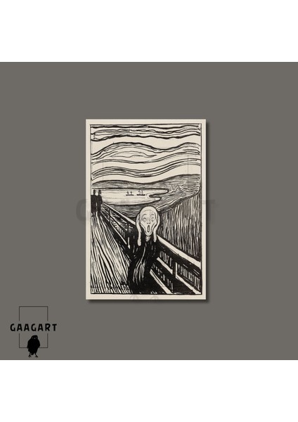 Tekli Dikey Kanvas Edvard Munch The Scream Sb modelleri