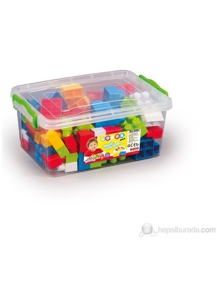 Sandıkta Büyük Renkli Bloklar 85 Parça