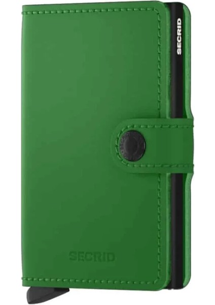 Miniwallet Matte Bright Green Cüzdan Kartlık