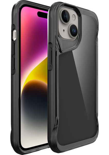 Apple iPhone 15 Uyumlu T-Max Kapak Koyu Gri