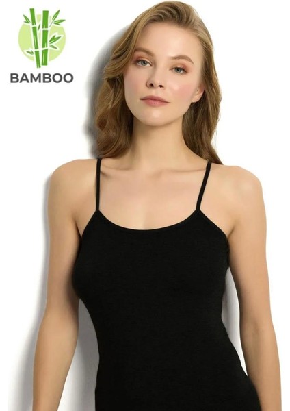 Star Bambu Ip Askılı %95 Bambu %5 Elastan Likra Kadın Atlet