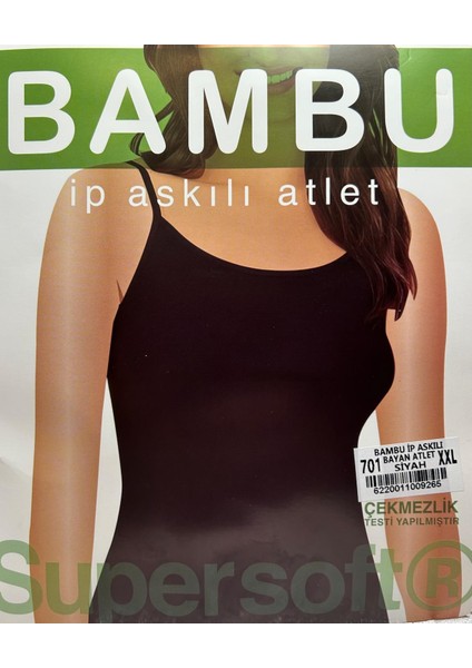 Star Bambu Ip Askılı %95 Bambu %5 Elastan Likra Kadın Atlet fiyatları