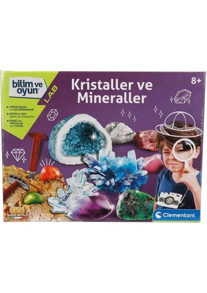Bilim ve Oyun - Kristaller ve Mineraller Oyuncak