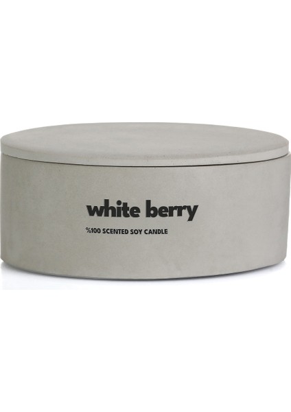 Dekoratif El Yapımı Yatay Mum : Çift Fitilli : Kokulu Soya Mum : White Berry fırsatları