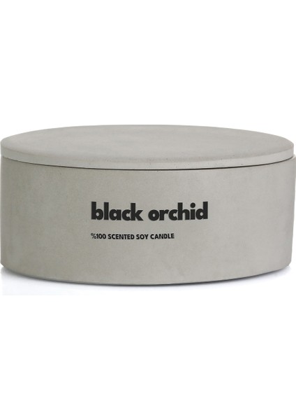 Dekoratif El Yapımı Yatay Mum : Çift Fitilli : Kokulu Soya Mum : Black Orchid fırsatları