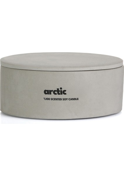 Dekoratif El Yapımı Yatay Mum : Çift Fitilli : Kokulu Soya Mum : Arctic fırsatları