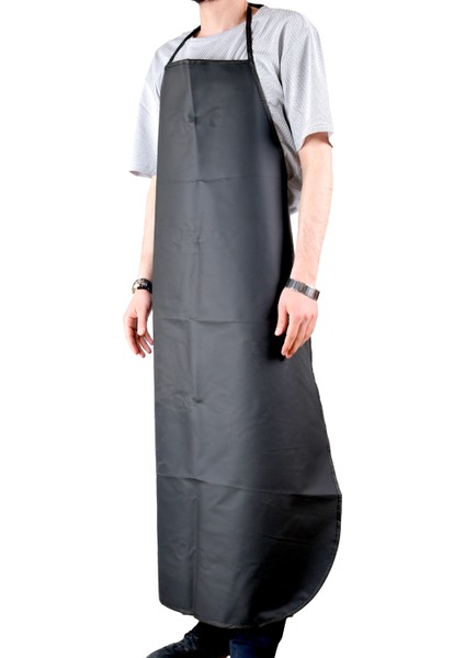 Kasap Önlüğü Mutfak Önlüğü Suni Deri -SIYAH 3 Adet