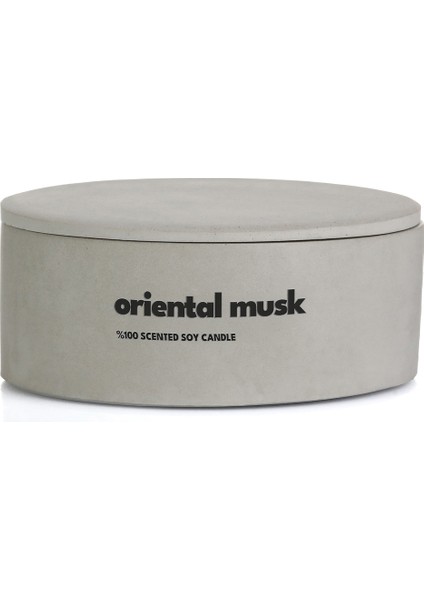 Dekoratif El Yapımı Yatay Mum : Çift Fitilli : Kokulu Soya Mum : Oriental Musk fırsatları