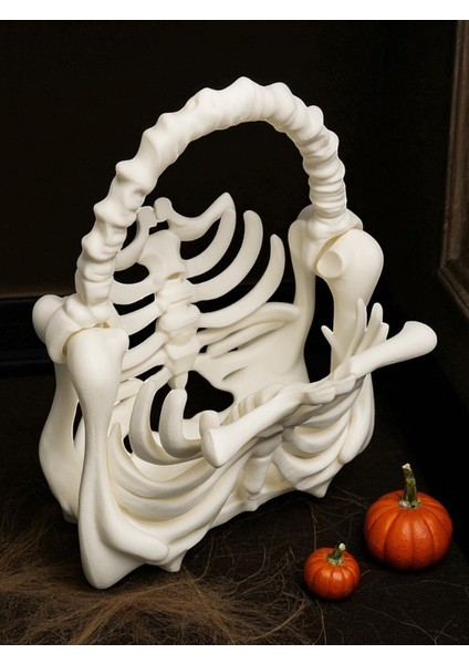 Kadın Kemik Görünümlü Iskelet El Çantası – Bone Bag (Beyaz & Kemik Beyazı) indirimleri