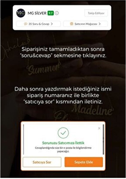 925 Ayar Gümüş Isimli Güvercin Kolye fırsatları