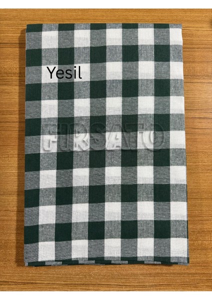 Renkli Kare Desenli Masa Örtüsü 160X160CM