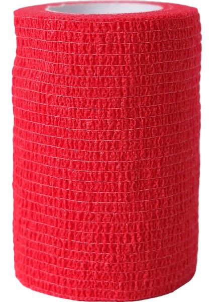 Kendinden Yapışkanlı Elastik Bandaj 7,5cm X4,5mt Kırmızı 20 Adet