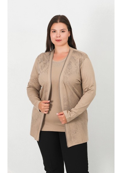 Içi Kısa Kol Bluzlu Ceketli Ince Takım 5201T