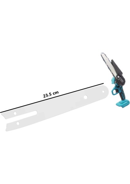 Akülü Şarjlı El Testeresi Zincir Pala Seti – 1/4 Ayak 23.5 Diş, 23.5 cm Budama Testeresi fiyatları