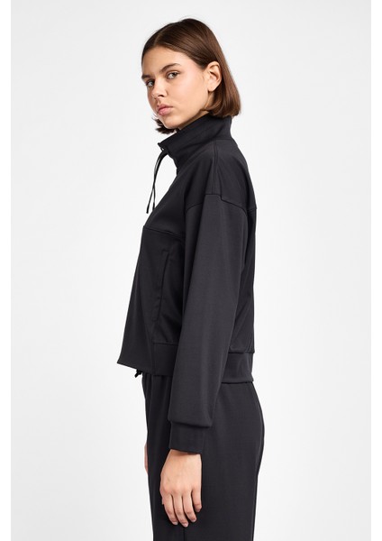 Kadın Antrenman Yarım Fermuarlı Sweatshirt 25B-2052