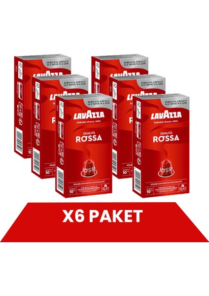 Qualità Rossa Kapsül Kahve 60 Adet