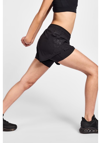 Kadın Koşu Taytlı Şort 25B-2009