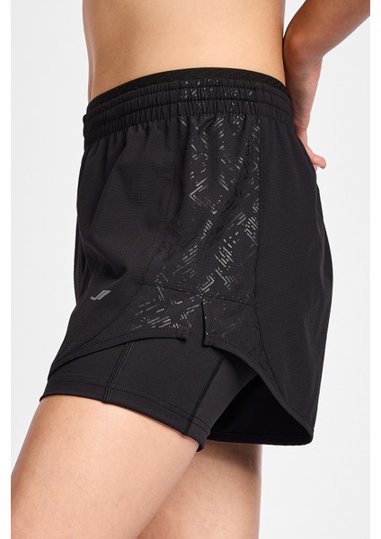 Kadın Koşu Taytlı Şort 25B-2009