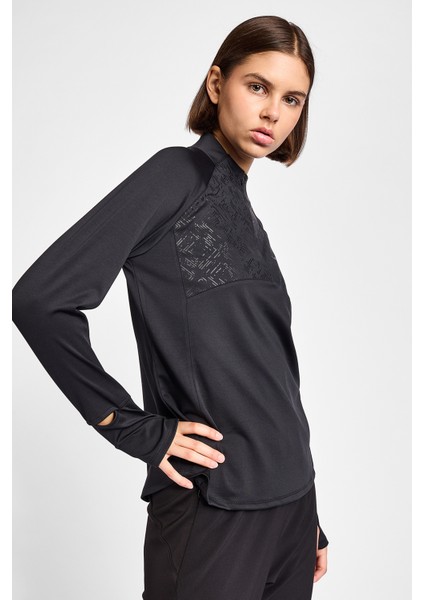 Kadın Koşu Yarım Fermuarlı Sweatshirt 25B-2008