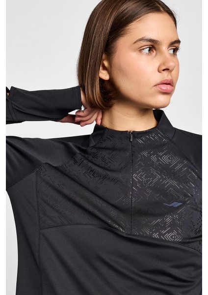 Kadın Koşu Yarım Fermuarlı Sweatshirt 25B-2008