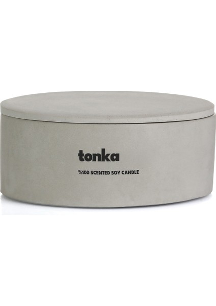 Dekoratif El Yapımı Yatay Mum : Çift Fitilli : Kokulu Soya Mum : Tonka fırsatları