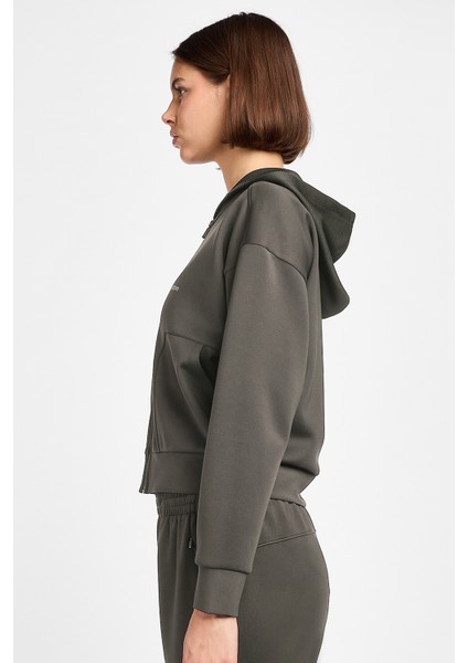 Kadın Antrenman Fermuarlı Sweatshirt 25B-2046