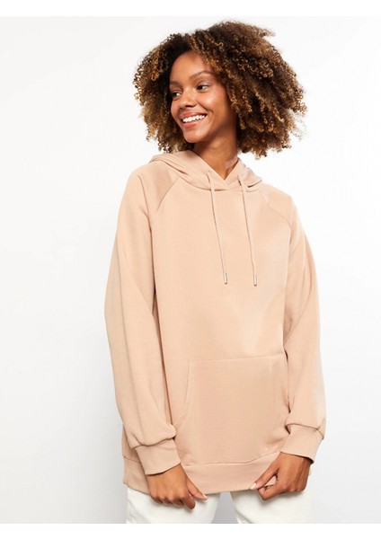 Lcw Vision Kahverengi Kadın Kalın Hoodie fiyatları