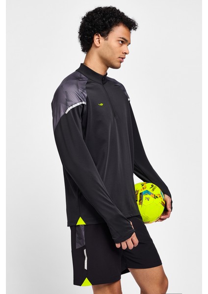 Erkek Futbol Yarım Fermuarlı Sweatshirt 25B-1032