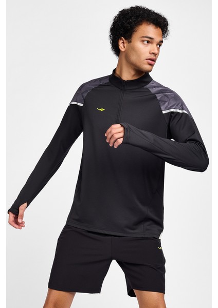 Erkek Futbol Yarım Fermuarlı Sweatshirt 25B-1032