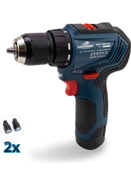 Akülü Vidalama BS12 12V Güçlü Performans ve Çift Batarya ile Ergonomik Kullanım fiyatları