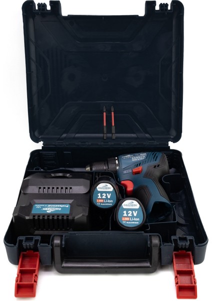 Akülü Vidalama BS12 12V Güçlü Performans ve Çift Batarya ile Ergonomik Kullanım indirimleri