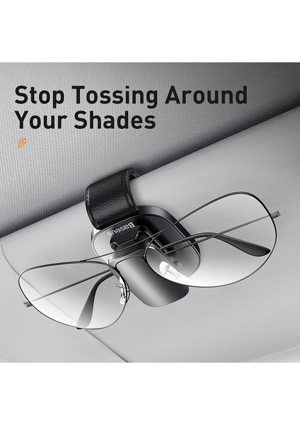 Kaliteli Araç Gözlük Klipsi Yapışkanlı Gözlük Tutucu [klip Tasarımı]-Siyah (Yurt Dışından) fiyatları
