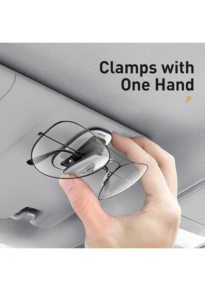 Kaliteli Araç Gözlük Klipsi Yapışkanlı Gözlük Tutucu-Gümüş (Yurt Dışından) modelleri